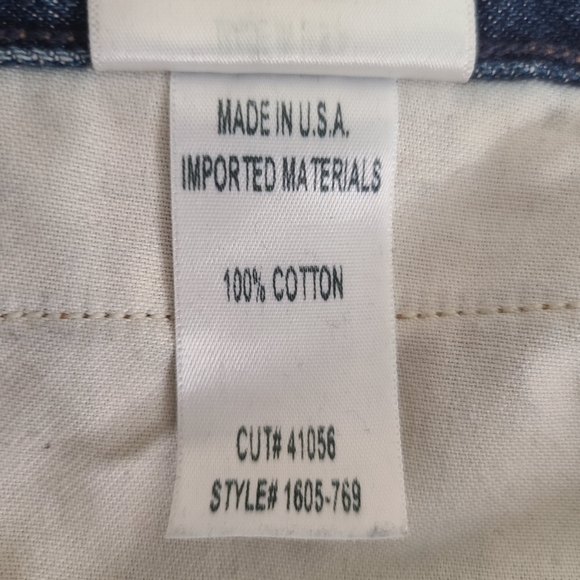 153. Wilfred x Citizens Of Humanity Liv straight crop blue jeans. - Picture 10 of 13